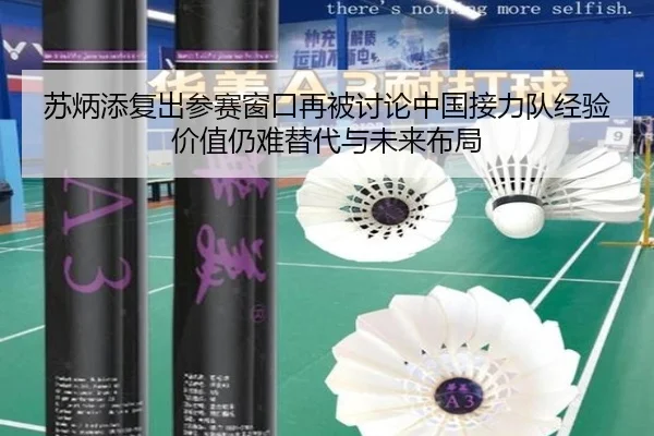 苏炳添复出参赛窗口再被讨论中国接力队经验价值仍难替代与未来布局
